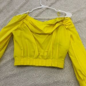 Yellow blouse